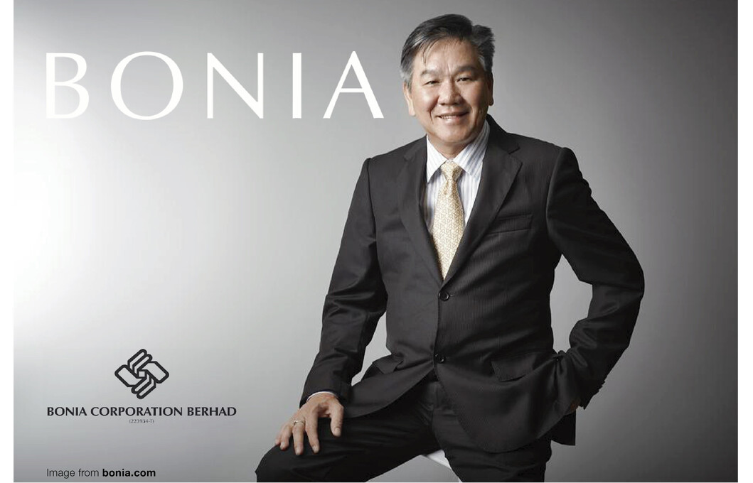 The Chiang Family controls and manages Bonia Group